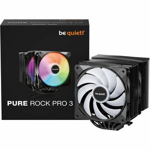 be quiet! Pure Rock Pro 3 LX BK043 Cooling Fan - 120 mm Maximum Fan Diameter - 6 x Heat Pipe(s) - Rifle Bearing - Compatib