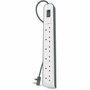 6-outlet Surge Protection Strip with 2M Power Cord