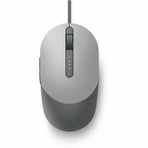 Dell Pro MS3220 Mouse - USB 2.0 - Laser - 5 Button(s) - 2 Programmable Button(s) - Titan Gray - 1 - Mac, PC - Cable - 3200