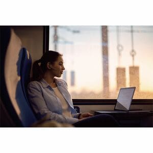 BH71 PRO MS Teams Mono USB-C/A Bluetooth Wireless Headset for Hybrid working environments. Adjustable ear Hook 3 sized ear