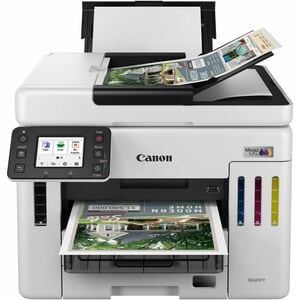 Canon MAXIFY GX7150 Wired & Wireless MegaTank - Tintenstrahl-Multifunktionsdrucker - Farbe - Kopierer/Fax/Drucker/Scanner 