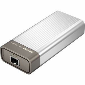 QNAP QNA-UC10G1SF 10Gigabit Ethernet Adapter for Computer - 10GBase-X - SFP+ - Portable - USB Type C - 10 Gbit/s Data Tran