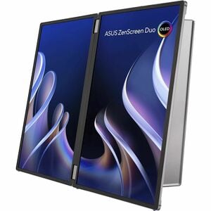 Asus ZenScreen Duo MQ149CD 14" Class WUXGA OLED Monitor - 16:10 - Silver - 14" Viewable - OLED - 1920 x 1200 - 1073.7 Mill