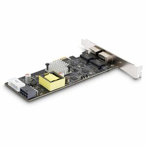 StarTech.com 2.5Gigabit Ethernet Card - 2.5GBase-T - Plug-in Card - Black - PCI Express 2.0 x2 - Low Profile Bracket Heigh