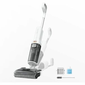 Scopa elettrica Roborock F25 RT senza filo - Bianco, Stainless - 870 mL Capacità serbatoio acqua - Batteria - Batteria ric