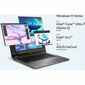 Asus VivoBook Flip 14 TP3407 TP3407SA-QL011W 35,6 cm (14 Zoll) Touchscreen Umrüstbar Copilot+ PC 2 in 1 Notebook - WUXGA -
