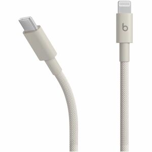 Beats by Dr. Dre USB-C to Lightning Woven Cable (1.5 m / 5 ft.) - Surge Stone - 4.92 ft Lightning/USB-C Data Transfer Cabl