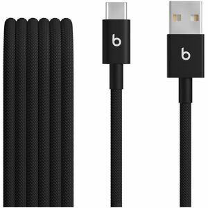 Beats by Dr. Dre USB-A to USB-C Woven Cable (1.5 m / 5 ft.) - Surge Stone - 4.92 ft USB-C/USB-A Data Transfer Cable for iP
