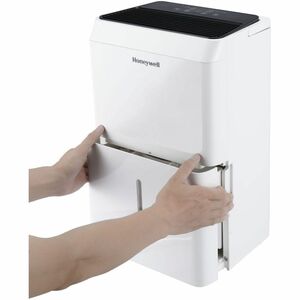 Honeywell TPFIT25AWK 25 Pint Smart Portable Dehumidifier with Alexa Voice Control, White - 1.24 gal Tank - 1500 Sq. ft. - 