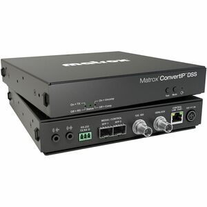 Matrox Video-Extender-Transmitter/Receiver - Verkabelt - 1 x Netzwerk (RJ-45) - 4096 x 2160 Video Resolution - 4K - Power 