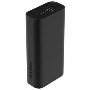 mophie POWER STATION Power Bank - Black - 10000 mAh - 2 x USB - Black