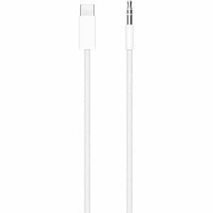 Apple 1.20 m Mini-phone/USB-C Audio Cable - Cable for Audio Device, iPhone, MAC, MacBook Pro - First End: 1 x USB Type C -