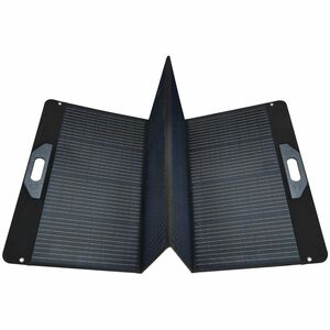 Eaton 220W Foldable Portable Solar Panel for Portable Power Stations - Portable - Black