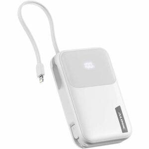 Alogic Tandem+ Power Bank - White - For Smartphone, Lightning Device, Earbud, Tablet PC, Smartwatch, USB Type C Device, US