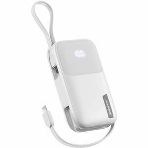 Alogic Tandem Power Bank - White - For Smartphone, Smartwatch, Tablet PC, Earbud, USB Type A Device, USB Type C Device, Li