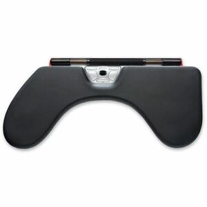 Contour Wrist Rest ArmSupport RollerMouse Max - 0.90" Height x 23.63" Width x 10.12" Depth - Red - Leatherette, Vegan Leat