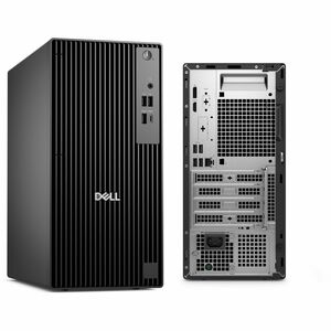Dell Pro Tower QCT1250 Desktop Computer - Intel Core i5 14th Gen i5-14500 - 8 GB - 256 GB SSD - Tower - Black - Intel Chip