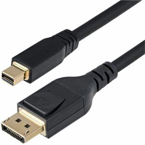 StarTech.com 3.05 m DisplayPort/Mini DisplayPort A/V Cable - 1 - Cable for Audio/Video Device, Monitor, Graphics Card, Not