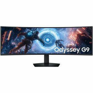 Samsung Odyssey G9 S49FG910EN 49" Class Dual Quad HD (DQHD) Curved Screen Gaming LCD Monitor - 32:9 - Black - 49" Viewable