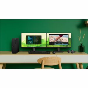 Dell Slim ECS1250 Desktop Computer - Intel Core i5 14th Gen i5-14400 - 16 GB - 512 GB SSD - Slim PC - Black - Intel Chip -