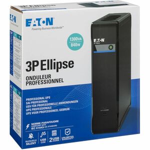 Eaton Ellipse 3P1300UD Standby UPS - 1.30 kVA/840 W - Rack/Wall Mountable - 230 V AC Input - 220 V AC, 230 V AC, 240 V AC 