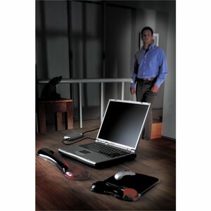 Kensington Duo Gel Wave Keyboard Wrist Rest - 479.4 mm Width x 88.9 mm Depth - Red, Black - Gel - Slip Resistant - 1 Each