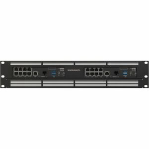 Kit de Mont Rack RACKMOUNT.IT Montable en rack pour Firewall Rail Depth - Jet Noir