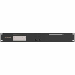 Étagère RACKMOUNT.IT 1.3U Montable en rack pour Ordinateur Rail Depth - Noir sécurité