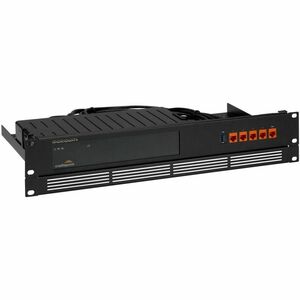 Kit de Mont Rack RACKMOUNT.IT CR-Rack 1.3U Montable en rack pour Routeur, Système d'alimentation Rail Depth - Jet Noir