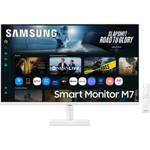 Moniteur LED intelligent Samsung S32FM703UU 32"" Classe 4K UHD - 16:9 - Blanc - 81,3 cm (32"") Viewable - LED Rétroéclaira