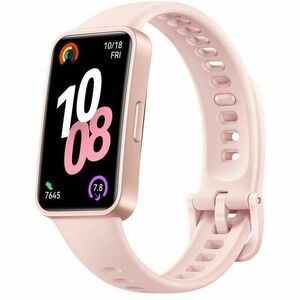 Huawei Band 10 Smart Band - Rectangular Case Shape - Pink Case Color - Pink Band Color - Polymer Case Material - Fluoroela