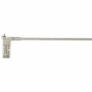 Kensington Slim NanoSaver 2.0 EQ Combination Laptop Lock - Resettable - 5.91 ft Cable - Resettable - 4-wheel - Combination