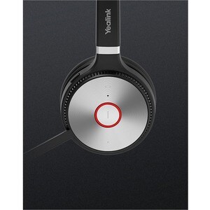 Yealink WH62 Wireless Over-the-head Mono Headset - Monaural - 16000 cm - DECT - 32 Ohm - 20 Hz to 10 kHz - Micro USB
