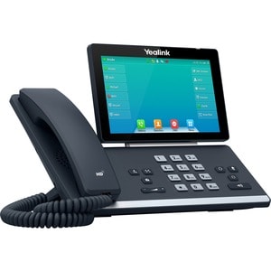 Yealink SIP-T57W IP Phone - Corded - Corded/Cordless - Bluetooth, Wi-Fi - Wall Mountable, Desktop - Classic Gray - VoIP - 