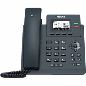 Yealink SIP-T31G IP Phone - Corded - Corded - Wall Mountable - Classic Gray - 2 x Total Line - VoIP - 5.8 cm (2.3") LCD - 