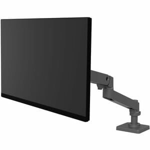 LX Pro Desk Monitor Arm, Single Monitor Mount - Dark Grey