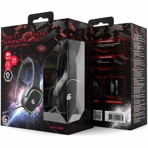 Cuffie da gaming Gembird GHS-SANPO-S300 Cavo Over-the-head Stereo - Binaural - 32 Ohm - 20 Hz a 20 kHz - 220 cm Cavo - Rid