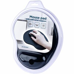 Mouse Pad Gembird - 4 mm x 240 mm x 200 mm Dimensioni - Nero - Gomma, Schiuma - Antiscivolo, Resistente all'usura, Anti-sc