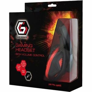 Cuffie da gaming Gembird GHS-03 Cavo Over-the-head Stereo - Nero opaco - Binaural - 32 Ohm - 20 Hz a 20 kHz - 200 cm Cavo 