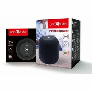 Sistema di altoparlanti Gembird Portatili Bluetooth - 5 W RMS - Nero - 100 Hz a 20 kHz - Batteria ricaricabile - USB - 1