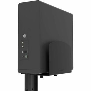 Ergotron Wall Mount for PC, CPU, Computer, Mounting Box, Mounting Arm - Black - Vertical - 18.10 kg Load Capacity - Steel,