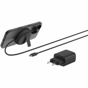 Belkin BoostCharge Pro Induktionsladegerät - Schwarz - für Qi2-fähiges Gerät, iPhone, Smartphone, AirPod, Kopfhörer - Eing