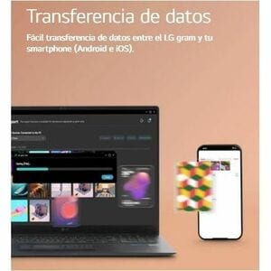 LG gram 17Z90T-G 17Z90T-G.AD88B 43.2 cm (17") Notebook - WQXGA - Intel Core Ultra 7 255H - 32 GB - 1 TB SSD - Spanish Keyb