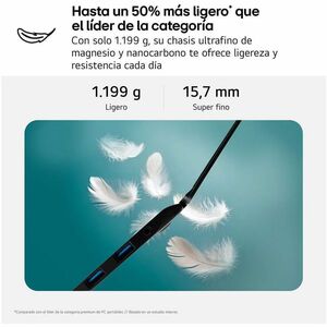LG gram 16Z90T-V.AP88B 40.6 cm (16") Notebook - WQXGA - Intel Core Ultra 7 255H - 32 GB - 1 TB SSD - Spanish Keyboard - Ob