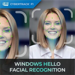 Adesso CyberTrack F1 Webcam - 2.1 Megapixel - 30 fps - USB 2.0 - 1 Each - 1920 x 1080 Video - CMOS Sensor - Fixed Focus - 