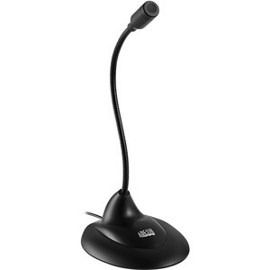Adesso M1 Wired Condenser Microphone for Meeting Room, Conferencing - 1.83 m - 20 Hz to 20 kHz - 680 Ohm -38 dB - Omni-dir