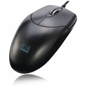 Adesso iMouse M6-TAA Full-size Mouse - USB Type C - Optical - 3 Button(s) - Black - TAA Compliant - Cable - 1000 dpi - Scr