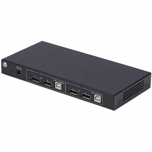 StarTech.com KVM Switchbox - TAA Compliant - 2 Computer(s) - 4K - 3840 x 2160 - 6 x USB - USB 2.0 - 6 x DisplayPort