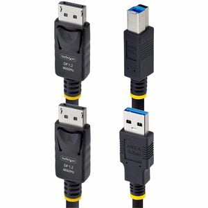 StarTech.com 1.83 m KVM Cable - 1 - Cable for KVM Switch - First End: 1x Displayport 1.2 Digital Audio/Video - Male, 1x 9-