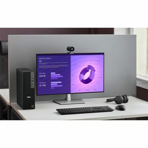 Dell Pro QCS1250 Desktop Computer - Intel Core Ultra 5 235 - vPro Technology - 16 GB - 256 GB SSD - Slim PC - Standard Bla